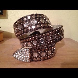 Price drop!  Bling Western Belts (set of 2)